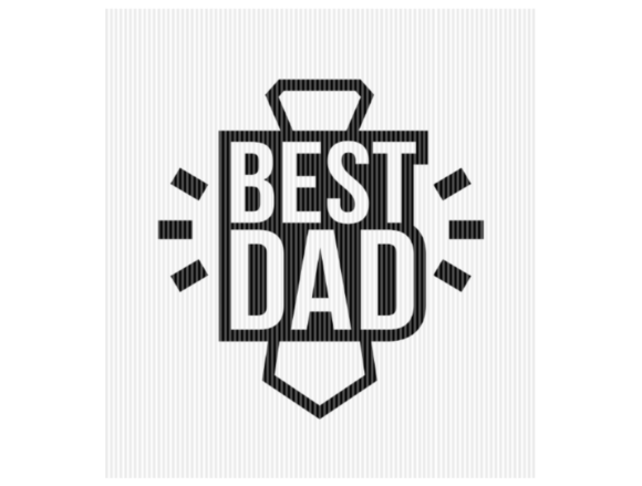Best Dad Necktie Father's Day Graphic Review