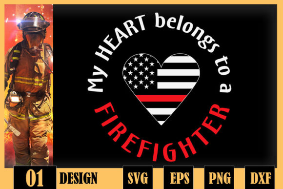 Firefighter Wife Thin Red Line Heart: A Designer's Review