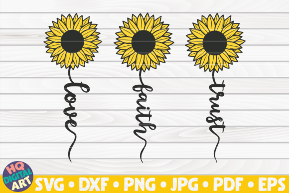 Love Faith Trust Sunflower SVG: A Designer's Review
