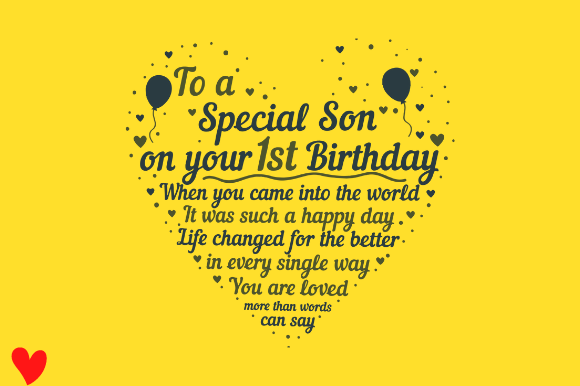 Review: 1st Birthday Baby Heart Plaque Son SVG