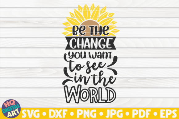 Review: Be the Change SVG Sunflower Quote for Embroidery