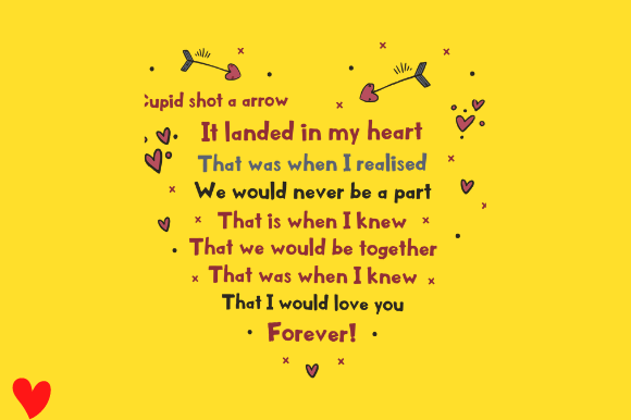 Review: Boyfriend Girlfriend Heart Anniversary Design