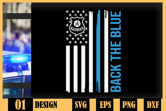 Review: Usa Flag Police Badge Back the Blue Design