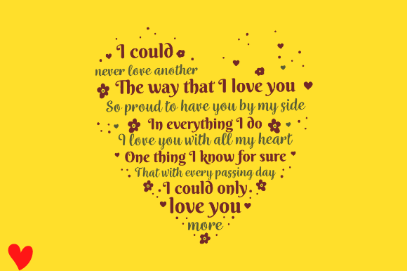 Reviewing the SPECIAL VALENTINES DAY SIGN LOVE Design