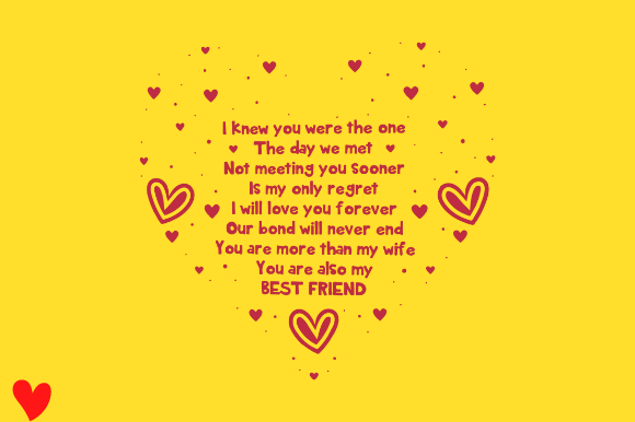 Reviewing the VALENTINES ANNIVERSARY WIFE HEART LOVE Design