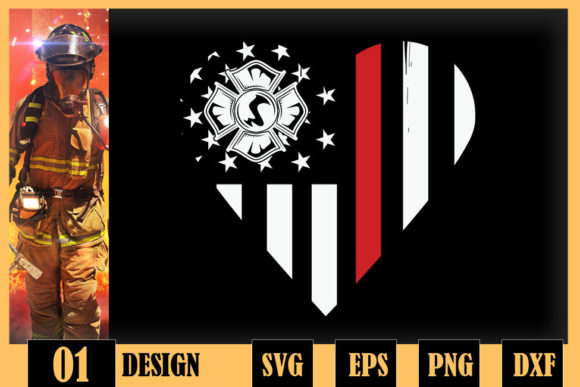 Thin Red Line Firefighter Love USA Flag Review